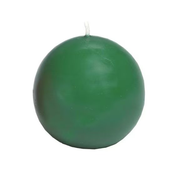 Biedermann & Sons CBC60PG Ball Candle - 4 Pine Green, Biedermann & Sons, Mfr#: CBC60PG